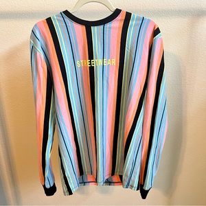 Vox Populi For the People Vertical Striped Shirt